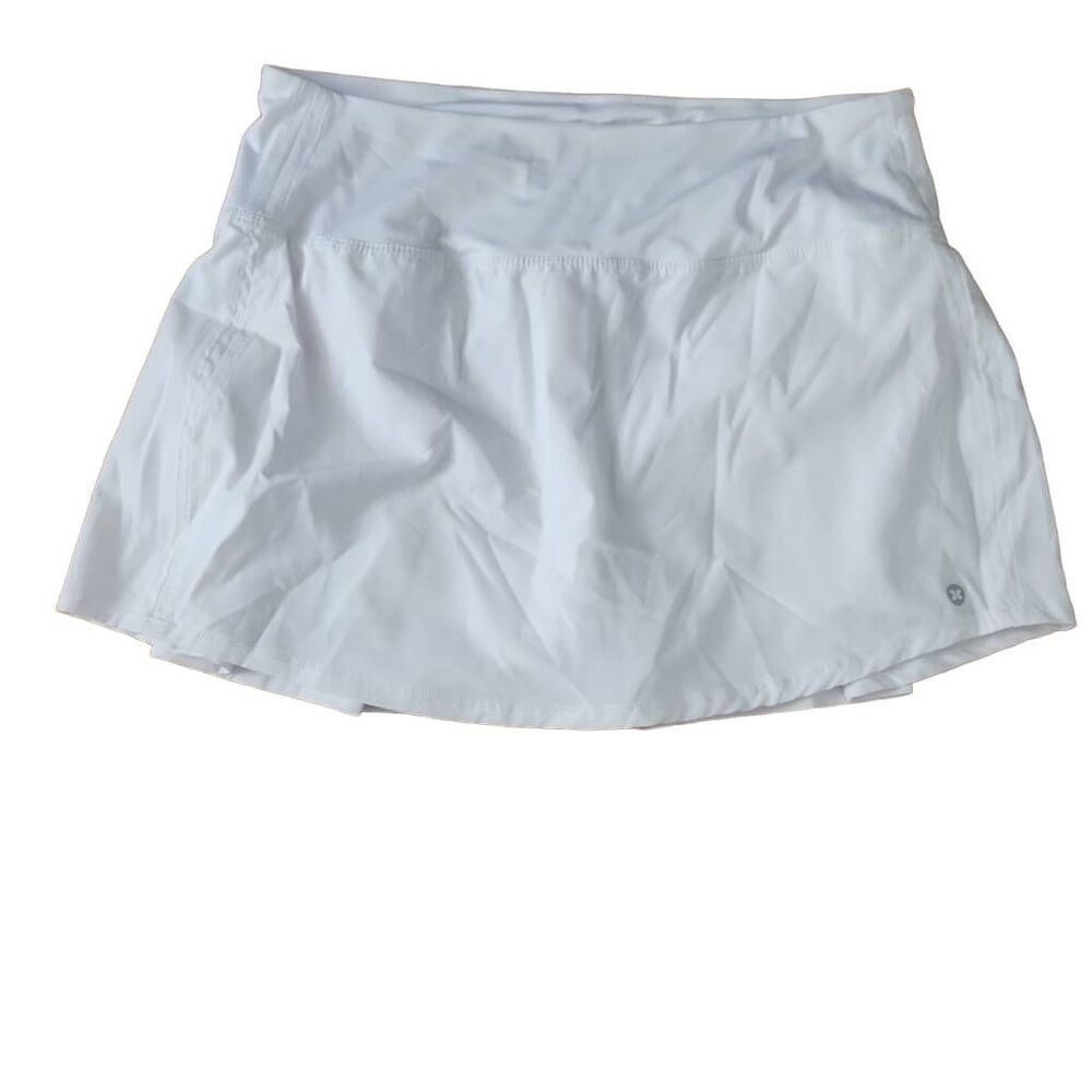 RBX Women's Size Medium White Athletic Skirt with Undershorts